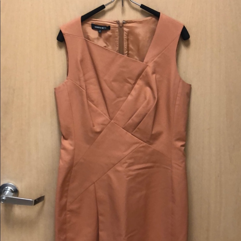 Asymmetric neck Lafayette148 Dress